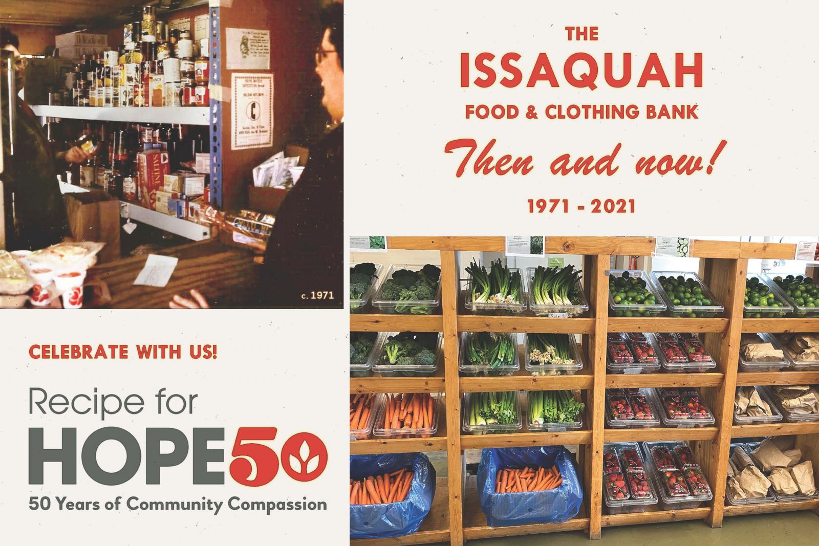 Recipe for Hope > Issaquah Food and Clothing Bank